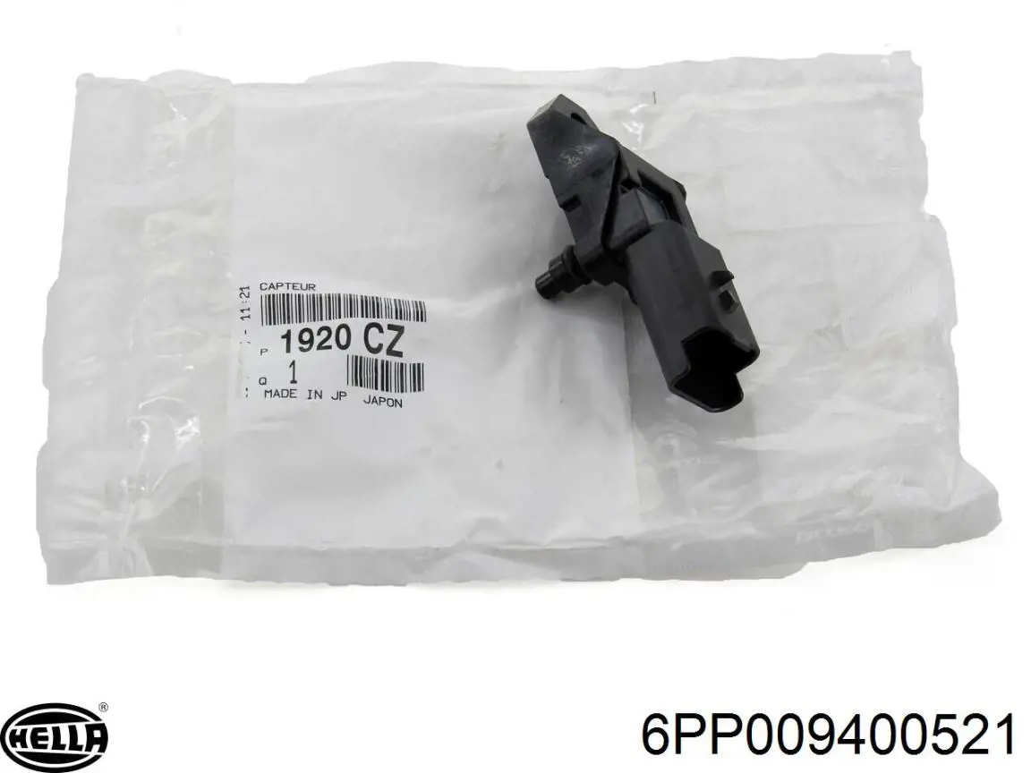 Sensor, presión colector de admisión  HELLA 6PP009400521 precio, desde 23,76 EUR