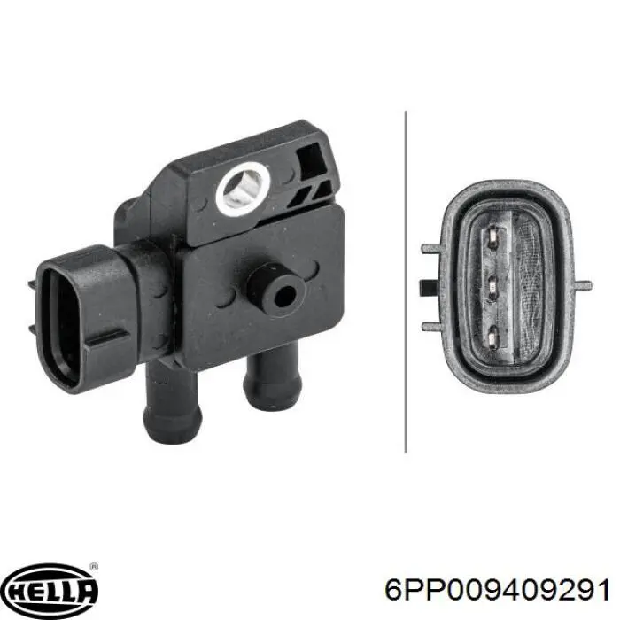 Sensor de presión de gases de escape HELLA 6PP009409291 precio, desde 48,89 EUR