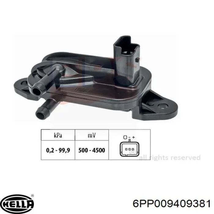 Sensor de presión de gases de escape Peugeot/Citroen 161809 precio, desde 33,03 EUR