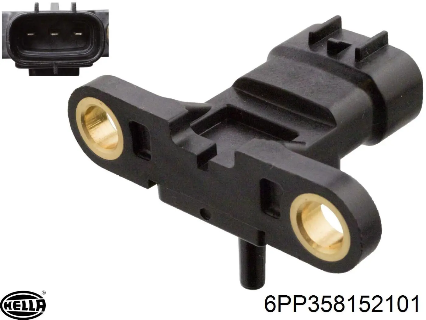 6PP358152101 HELLA sensor de presion del colector de admision