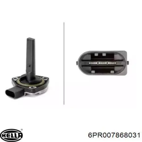 6PR007868031 HELLA Sensor de nivel de aceite