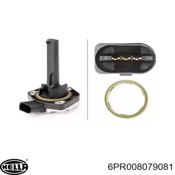 Sensor del nivel de aceite del motor HELLA 6PR008079081
