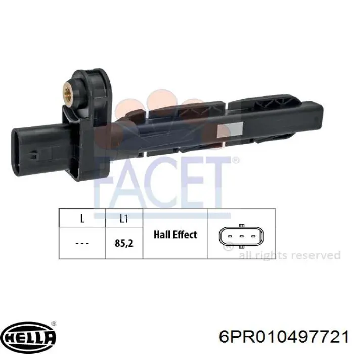 6PR010497721 HELLA sensor de nivel de aceite del motor