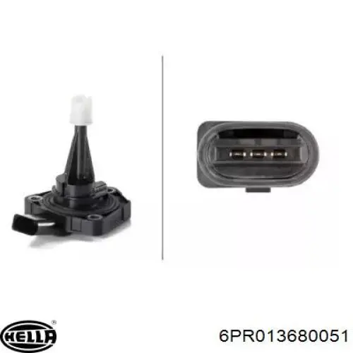 6PR013680051 HELLA sensor de nivel de aceite del motor