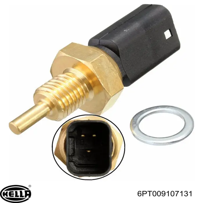 Sensor de temperatura 6PT009107131 HELLA