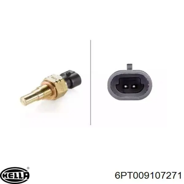 Sensor de temperatura del refrigerante Chevrolet Aveo 2 T250, T255