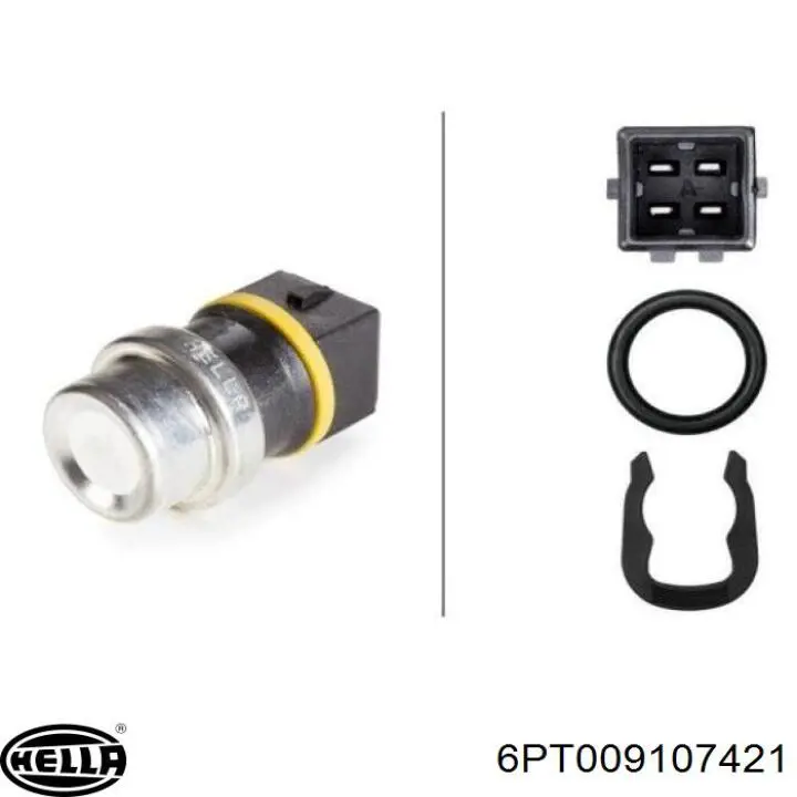Sensor de temperatura del refrigerante HELLA 6PT009107421 precio, desde 12,70 EUR