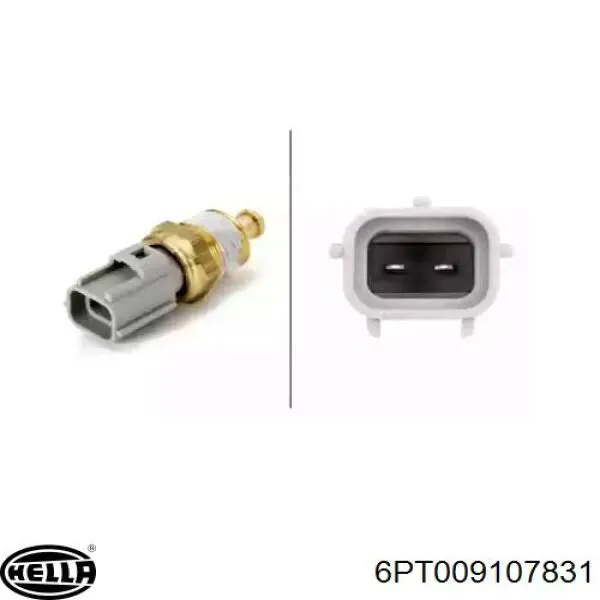 Sensor de temperatura del refrigerante HELLA 6PT009107831 precio, desde 9,84 EUR