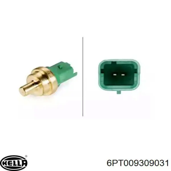 9617916180 Fiat/Alfa/Lancia sensor de temperatura del refrigerante