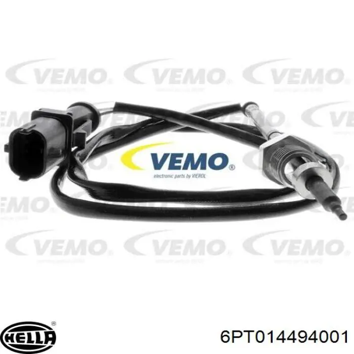 Sensor de temperatura, gas de escape, antes de catalizador para Fiat Punto (199)