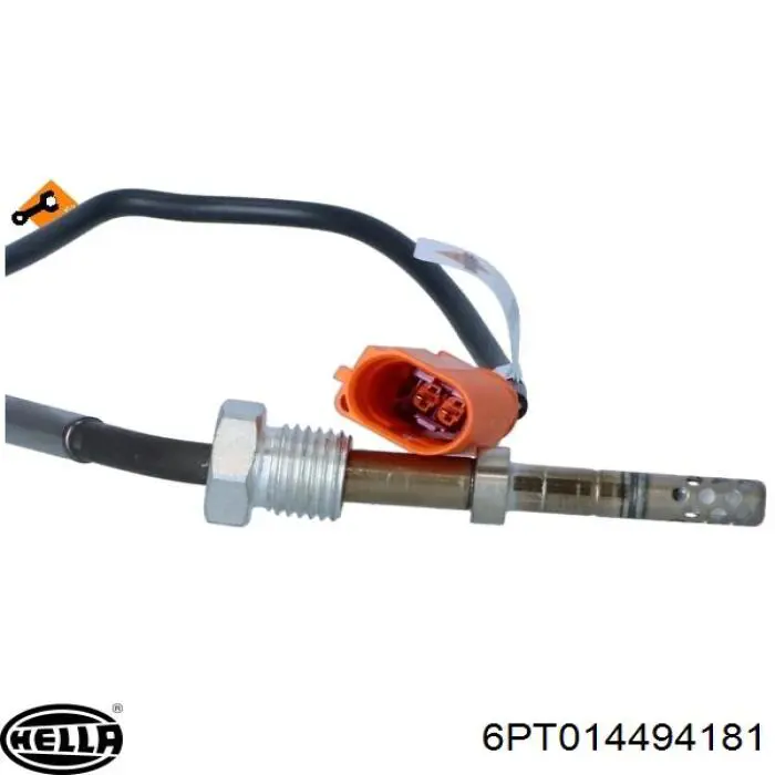 6PT 014 494-181 HELLA sensor de temperatura, gas de escape, válvula egr