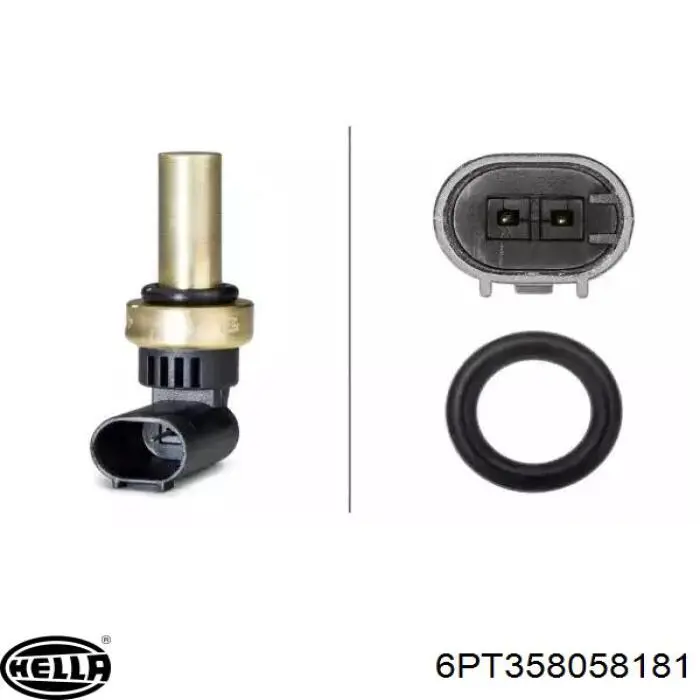 Comprar 6PT358058181 HELLA Sensor de temperatura de agua