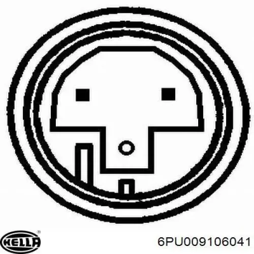 6PU 009 106-041 HELLA sensor abs delantero