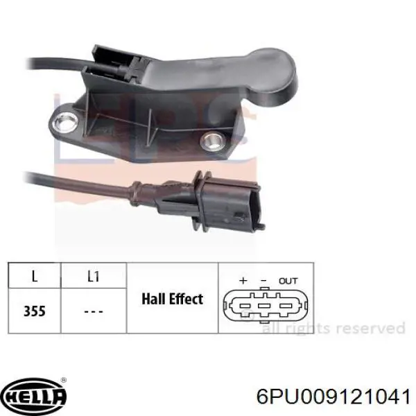Sensor de árbol de levas HELLA 6PU009121041 precio, desde 27,70 EUR