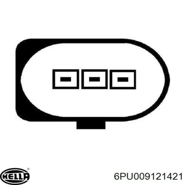 Sensor de árbol de levas 6PU009121421 HELLA