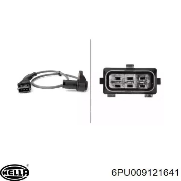 Sensor de árbol de levas 6PU009121641 HELLA