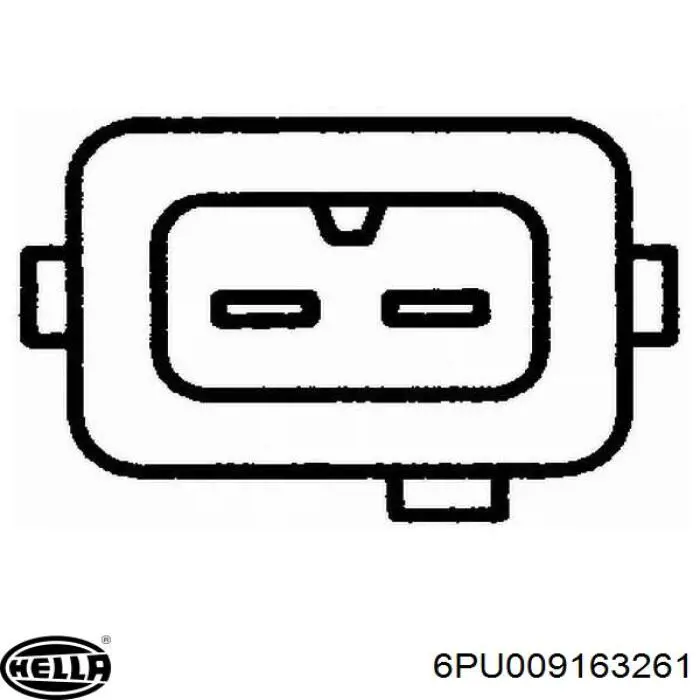 6PU 009 163-261 HELLA sensor de posición del cigüeñal