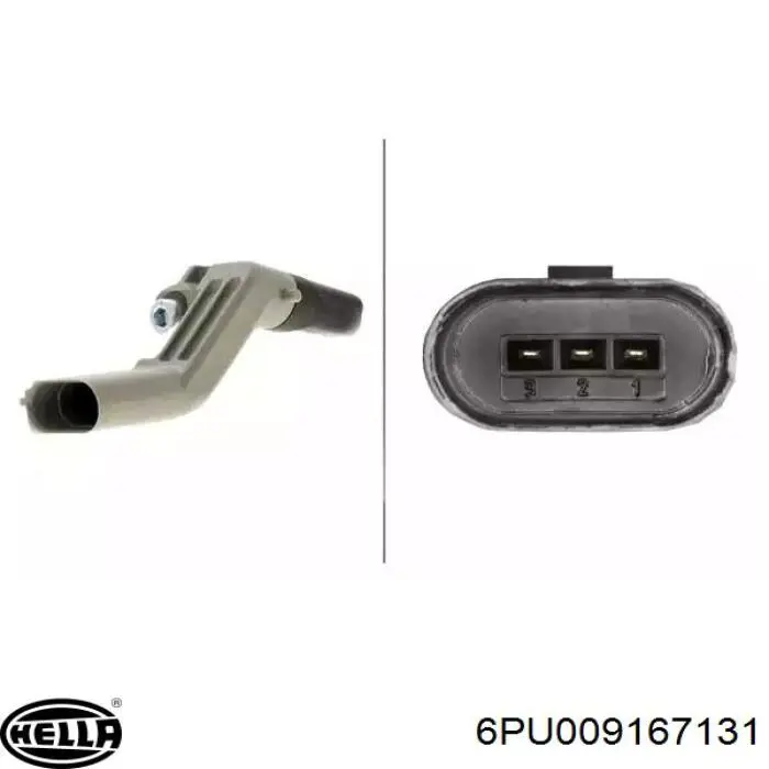 Generador de impulsos, cigüeñal  HELLA 6PU009167131 precio, desde 20,55 EUR