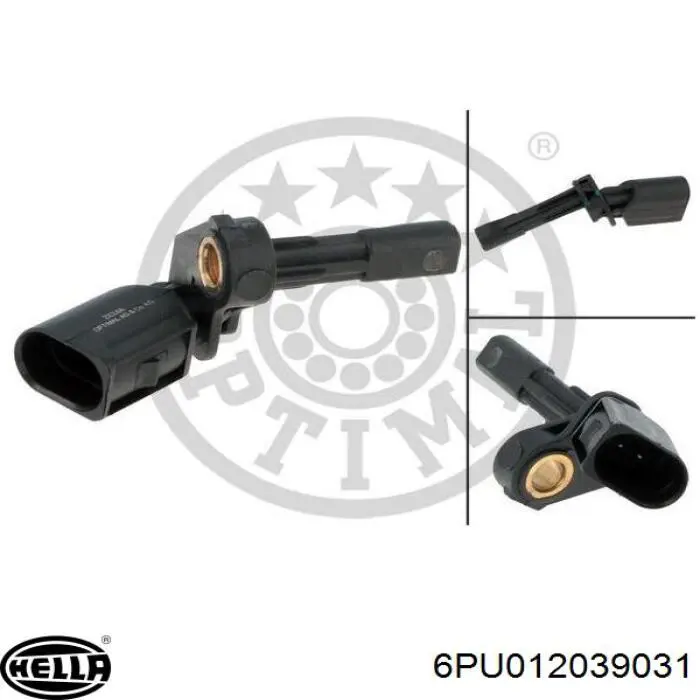 Sensor ABS, rueda trasera izquierda FAE 78102