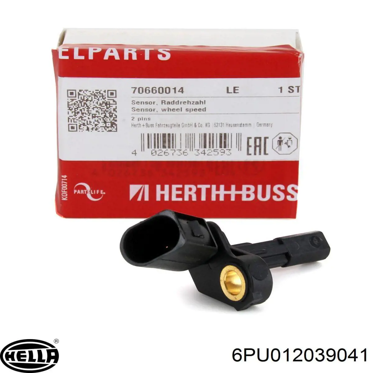 Sensor ABS trasero derecho Volkswagen Passat 3C5