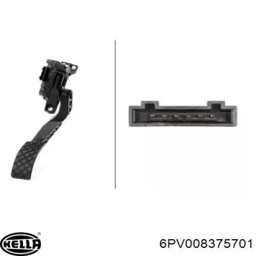 Potenciómetro pedal acelerador HELLA 6PV008375701 precio, desde 46,46 EUR