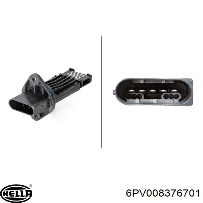 6PV008376701 HELLA Pedal de aceleracion