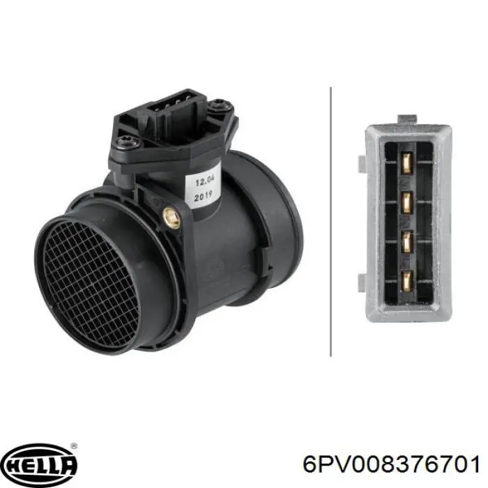 Pedal del acelerador 6PV008376701 HELLA