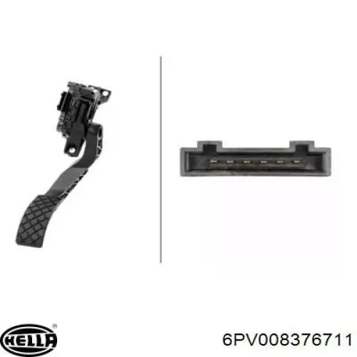 Comprar 6PV008376711 HELLA Pedal del acelerador