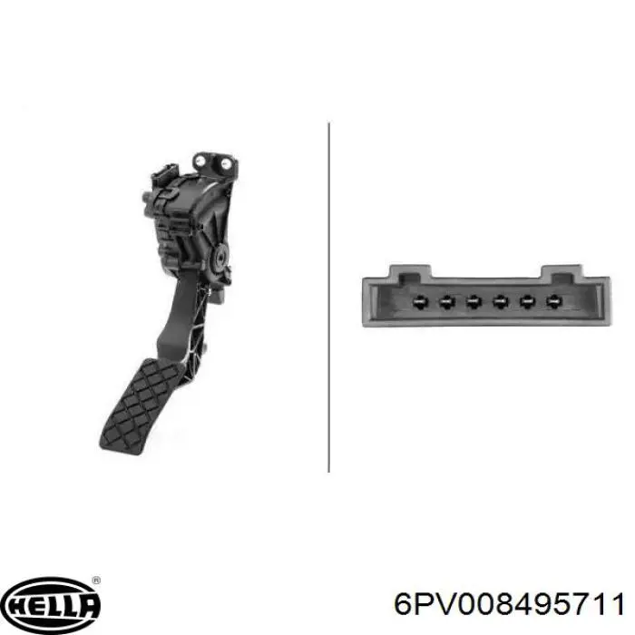 Potenciómetro pedal acelerador HELLA 6PV008495711 precio, desde 46,46 EUR
