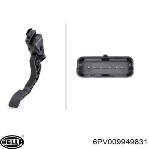 Potenciómetro pedal acelerador Meat&Doria 83547 precio, desde 38,25 EUR