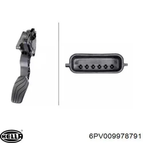 Pedal del acelerador Nissan Qashqai II SUV (J11) (2013 - 2021) precio, desde 163,95 USD