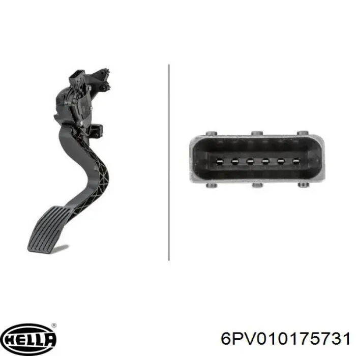 52013951 Fiat/Alfa/Lancia Pedal de aceleracion