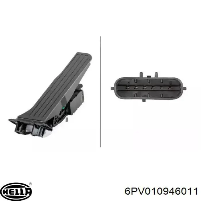 Comprar 6PV010946011 HELLA Pedal del acelerador