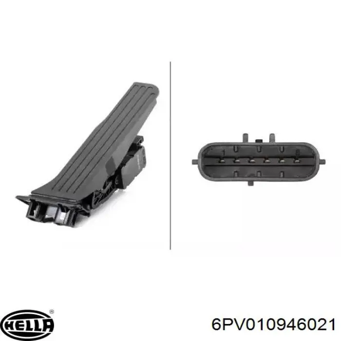 Comprar 6PV010946021 HELLA Pedal del acelerador