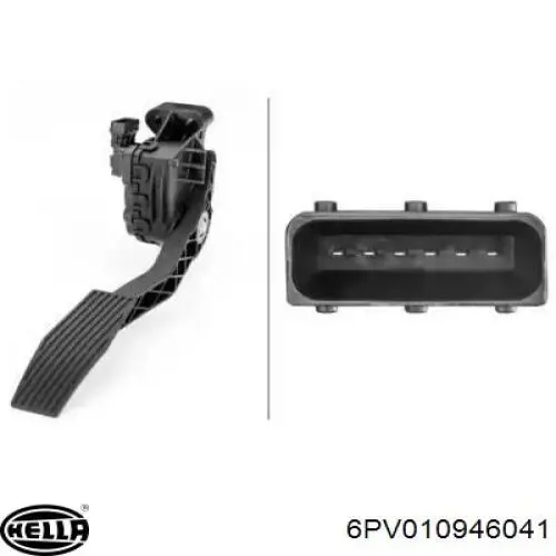 Pedal del acelerador 84428 Sidat