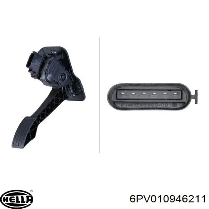 Pedal de acelerador para Ford Transit (V347/8)