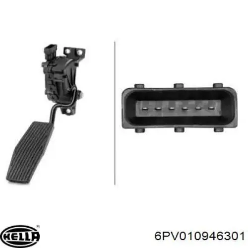 Potenciómetro pedal acelerador HELLA 6PV010946301 precio, desde 189,02 EUR