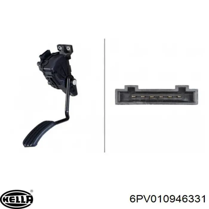 Potenciómetro pedal acelerador HELLA 6PV010946331 precio, desde 118,81 EUR