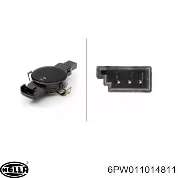 6PW011014811 HELLA Sensor de lluvia