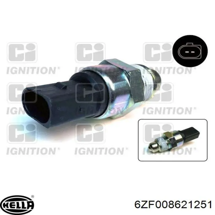 02A945415 VAG Interruptor de marcha atras