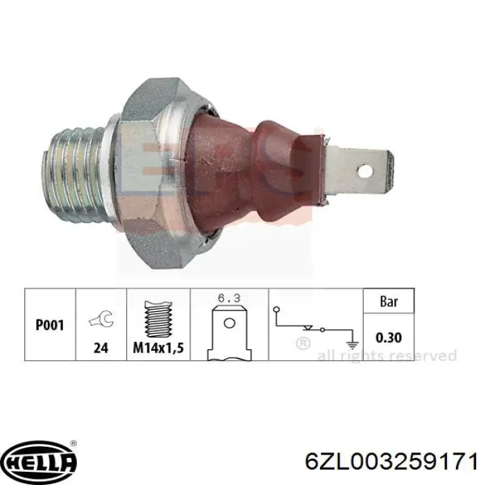 Manómetro de presión de aceite Renault (RVI) 7700655787 precio, desde 3,78 EUR
