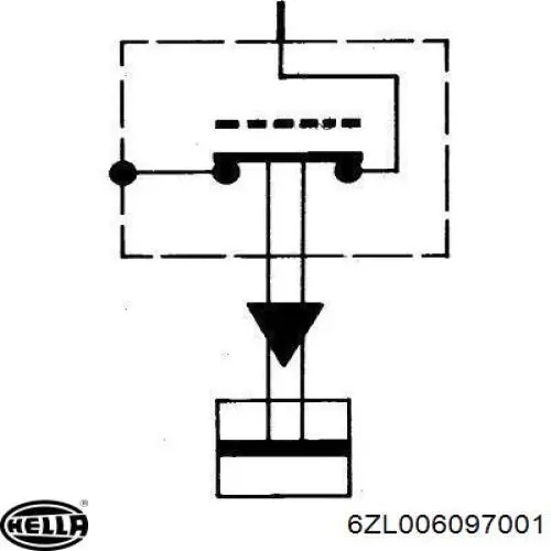 Sensor de presión de aceite 6ZL006097001 HELLA