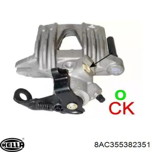 Pinza de freno trasera izquierda Opel 9196454 precio, desde 62,27 EUR