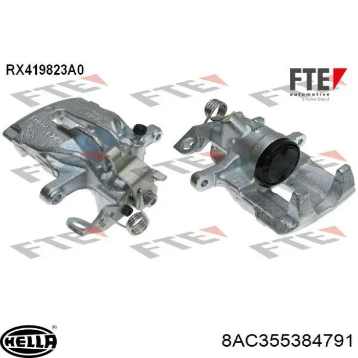 Pinza de freno trasera izquierda 4422171 Opel