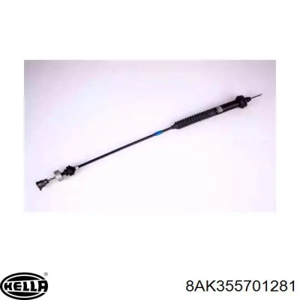 8AK355701281 HELLA Cable de accionamiento del embrague