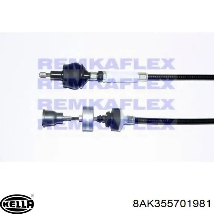 Cable embrague HELLA 8AK355701981