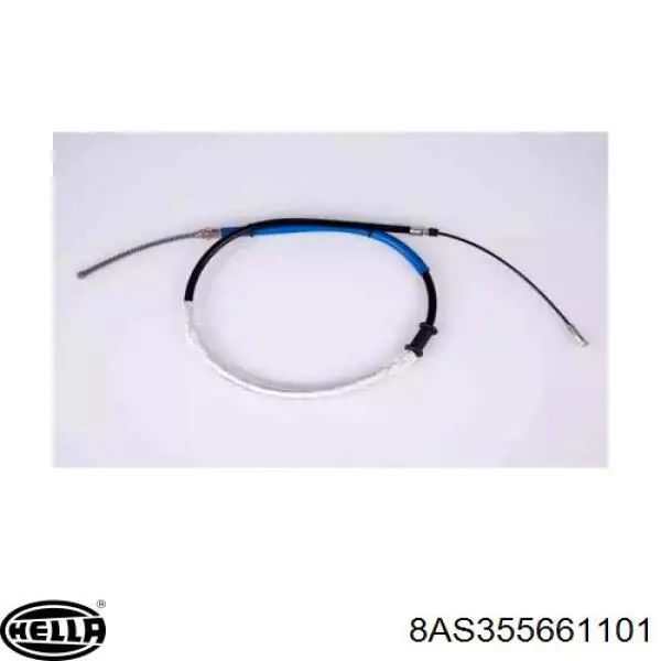 8AS355661101 HELLA cable de freno de mano trasero izquierdo