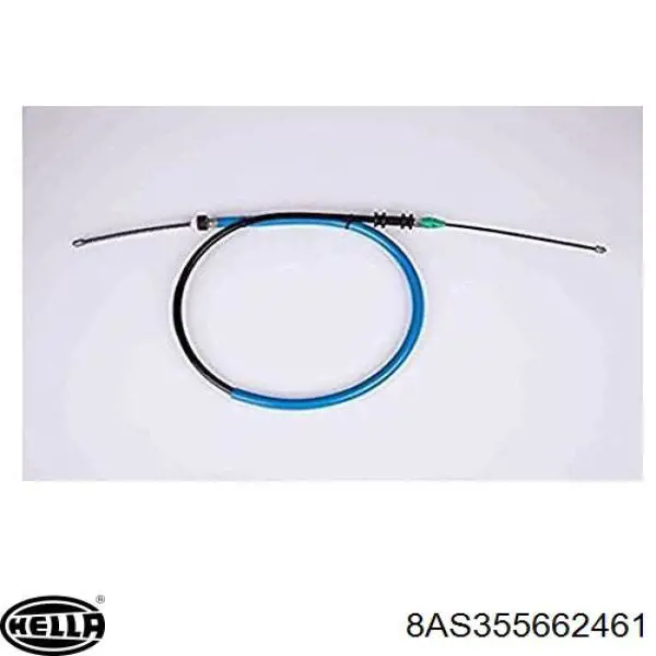 8AS 355 662-461 HELLA cable de freno de mano trasero izquierdo