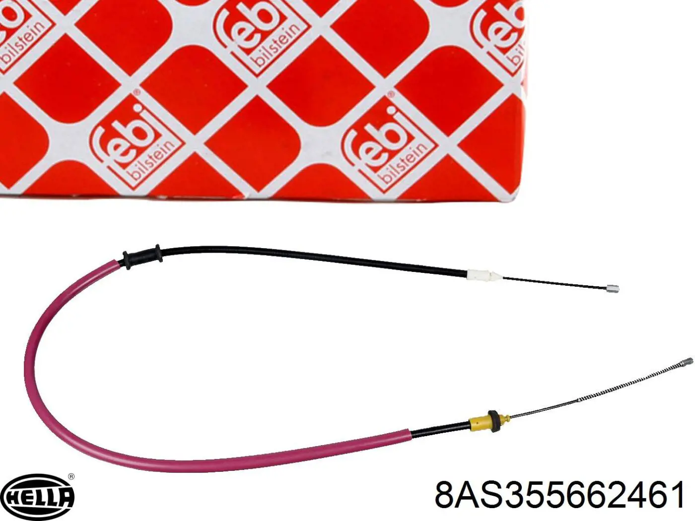 80330 Metalcaucho Cable de freno de mano trasero izquierdo
