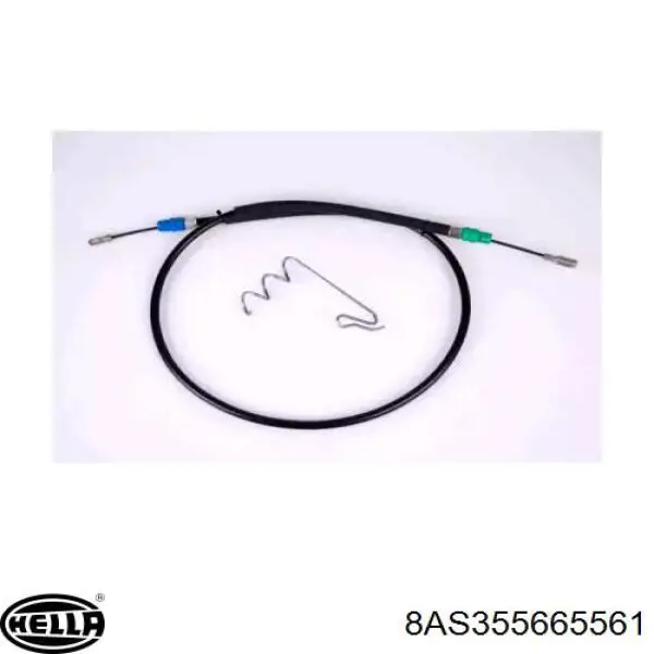 8AS355665561 HELLA cable de freno de mano trasero izquierdo